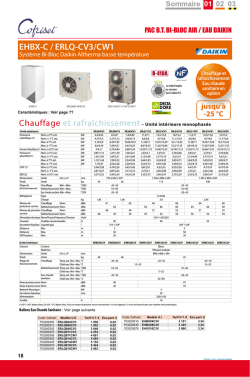 Daikin Altherma Bi-Bloc Basse Temp&eacute;rature EHBX-C