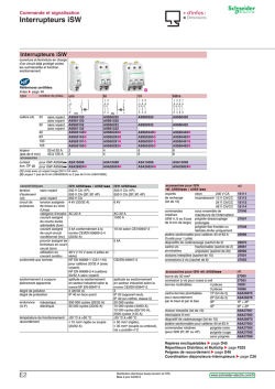 Interrupteurs iSW - Schneider Electric