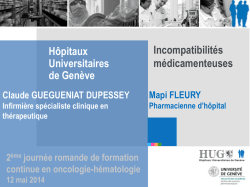 Incompatibilités médicamenteuses