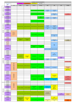 CALENDRIER CONCOURS COTE D AZUR 2015