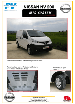 Nissan NV200 - poclain vehicules