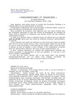 Parlementaires et financiers (1936)