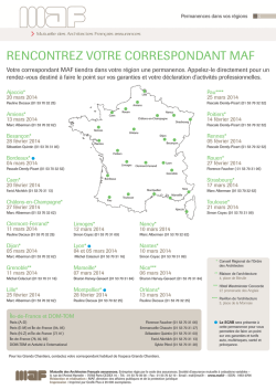 RENCONTREZ VOTRE CORRESPONDANT MAF