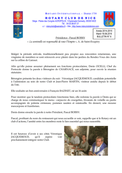 Document - Rotary Club de Nice