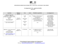 organismes labellisés VAE - DRJSCS rhone