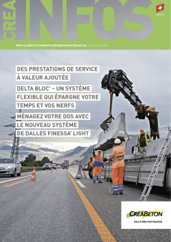 CBM_Creafacts_2014-11_f - Creabeton Materiaux AG