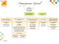 Organigramme Général - oph perpignan méditerranée