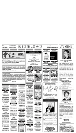 Petites annonces
