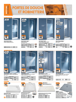 Portes de douche et robinetterie