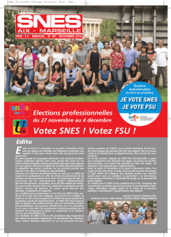 SNES 367 ocotobre 2014.qxp - SNES Aix