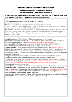ASSOCIATION TOKITSU RYU CORSE