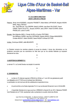 club disposition financieres 2014/2015 cotisations licences (hors