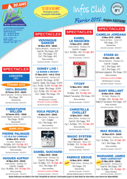 F&eacute;vrier 2015 - Club Inter Entreprises