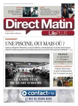 UNE PISCINE, OUI MAIS OÙ ?