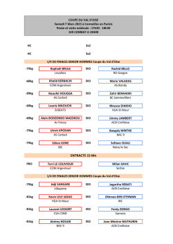 ENTRACTE 15 Mn - Comite Île de France de Boxe