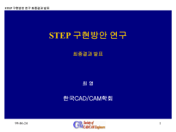 STEP 표준동향 및 국내 대응방안