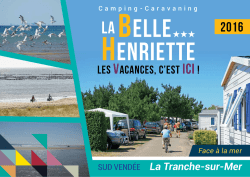 Brochure - Camping La Belle Henriette