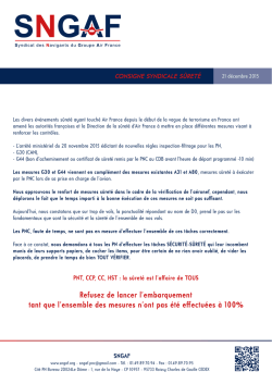 Lire la Consigne S&ucirc;ret&eacute;