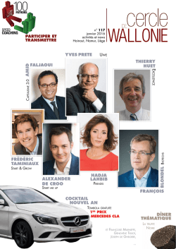 Yves Faljaoui a mid Prete Huet E taminiaux alexander de croo