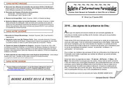 Bonne année 2016 à tous