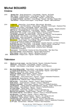 Cv Cin&eacute;ma Michel
