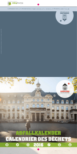 ABFALLKALENDER CALENDRIER DES D&Eacute;CHETS