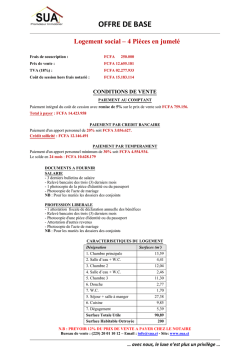OFFRE DE BASE Logement social &ndash; 4 Pi&egrave;ces en jumel&eacute;