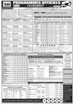 VINCENNES - PRIx DE VIC-SUR-CèRE (PRIx