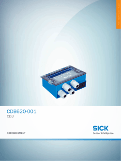 CDB CDB620-001, Fiche technique en ligne