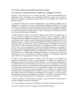 Lire texte int&eacute;gral - Conseil des Machinistes du Qu&eacute;bec