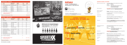 Programme - Cross Club Nidau