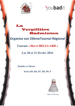 Plaquette Tournoi La Verpilli&egrave;re 20 21 fev 2016 v2