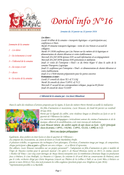 Doriol`info - Lyc&eacute;e des m&eacute;tiers Pierre Doriole