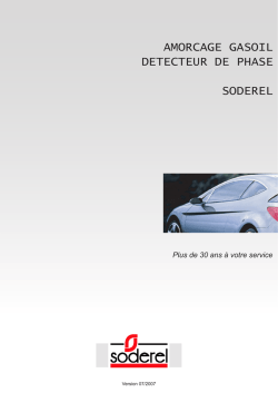 "Amor&ccedil;age gasoil - D&eacute;tecteur de phase"