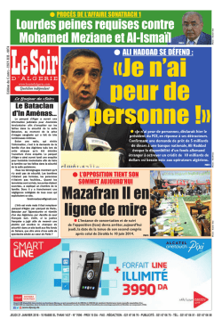 PAGE GABARIT - Le Soir d`Alg&eacute;rie