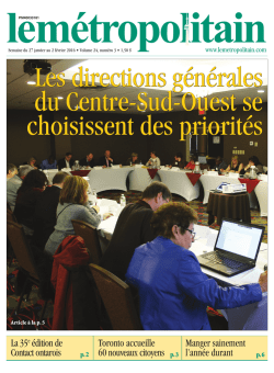 La 35e &eacute;dition de Contact ontarois Toronto accueille 60 nouveaux