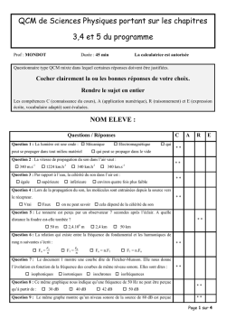 Sujet - Eric Mondot.
