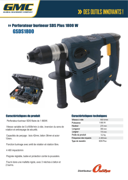 Fiche Technique GMC 521106