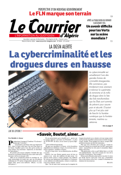 La cybercriminalit&eacute; et les drogues dures en hausse