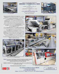 brochage - Le Moniteur des Ventes