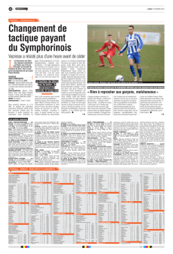 RFCR Symphorinois. Changement de tactique payant au