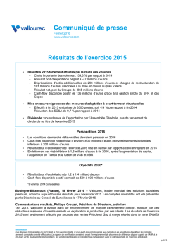 Communiqu&eacute; de presse