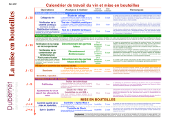 La mise en bouteilles - Laboratoires Dubernet