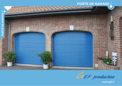 porte de garage - GEF Production