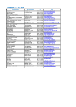 COUPE DE France 2016-2017