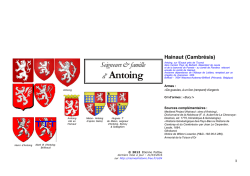 d` Antoing - Racines & Histoire