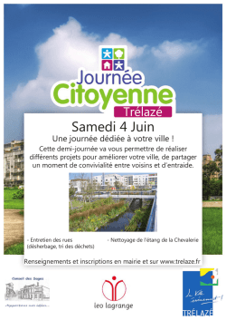 Samedi 4 Juin - Ville de Trélazé
