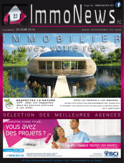 IMMOBILIER vivez votre r&ecirc;ve - Immobilier Nouvelle Cal&eacute;donie