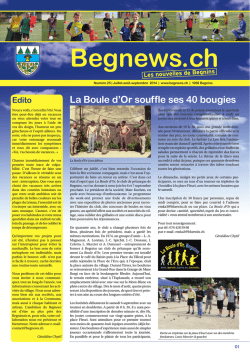 Begnews.ch - Commune de Begnins