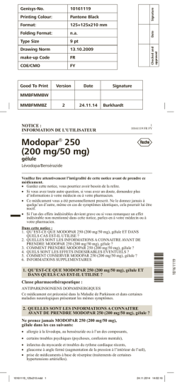 Modopar&reg; 250 (200 mg/50 mg)